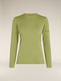 Women's Merino 260 Tech Long Sleeve Crew Thermal Top Olive - 6