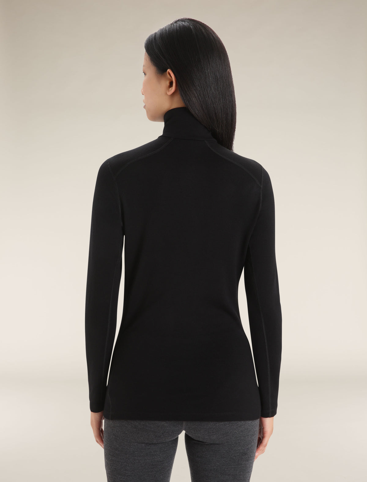 Merino 260 Tech Thermo-Langarmshirt mit halblangem Reißverschluss Damen  - 2