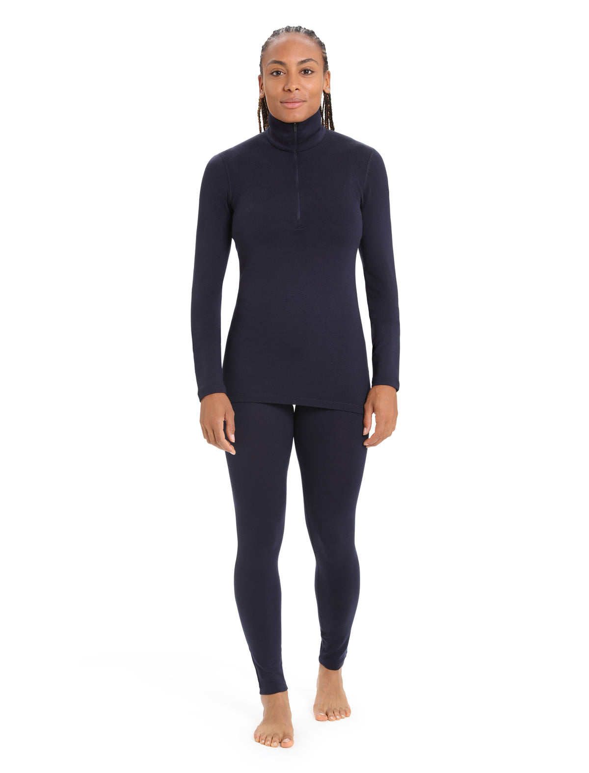 Merino 260 Tech Thermo-Langarmshirt mit halblangem Reißverschluss Damen  - 3