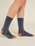 Women's Hike+ Medium Crew Sunrise Dawn/Ray - 2