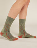 Women's Hike+ Medium Crew Sunrise  - 2