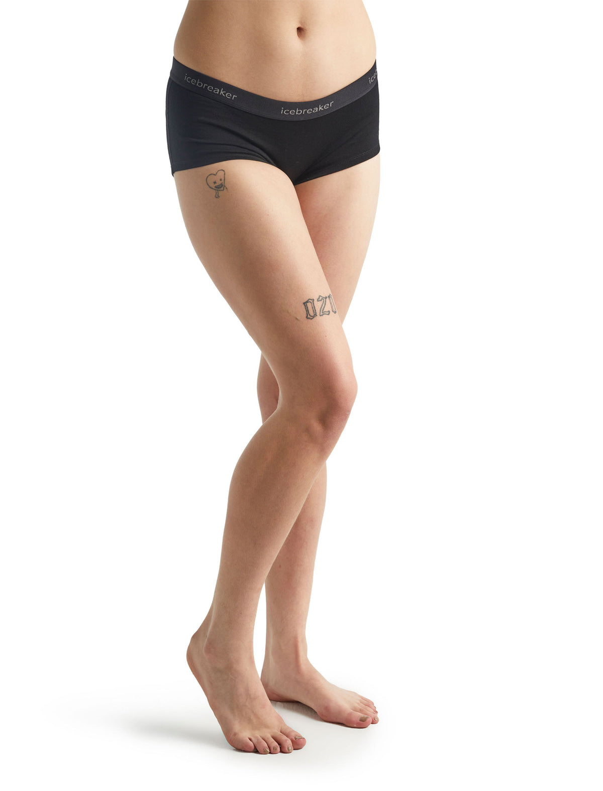 Women's 200 Oasis Boy Shorts Black - 6