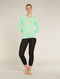 Women's Merino 175 Everyday Long Sleeve Crew Thermal Top Glass - 4