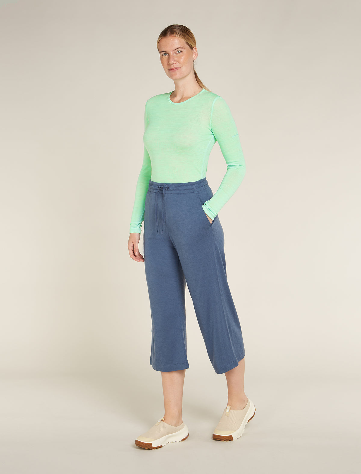 Women's Merino 175 Everyday Long Sleeve Crew Thermal Top Glass - 5