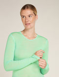 Women's Merino 175 Everyday Long Sleeve Crew Thermal Top Glass - 7