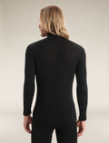 Men's Merino 175 Everyday Long Sleeve Half Zip Thermal Top Black - 2