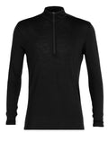 Men's Merino 175 Everyday Long Sleeve Half Zip Thermal Top Black - 8