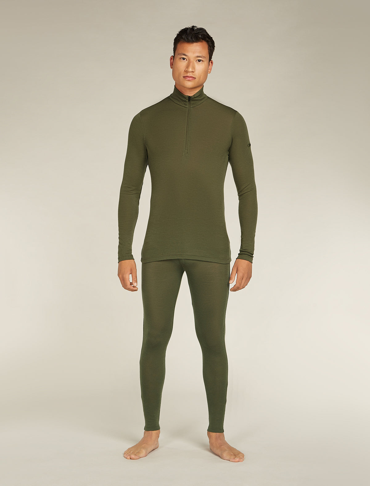 Men's Merino 175 Everyday Long Sleeve Half Zip Thermal Top Loden - 3