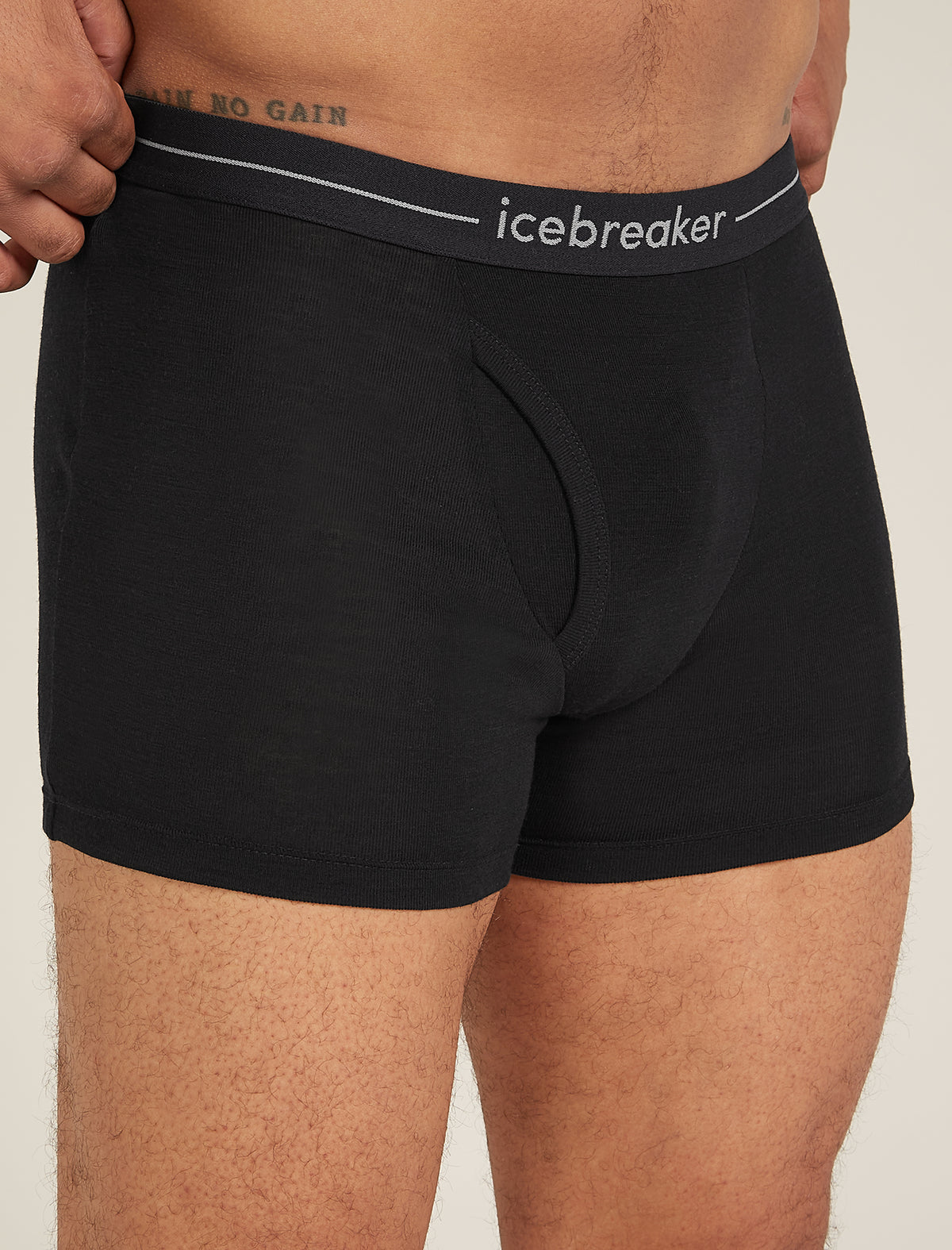 icebreaker® 175 Everyday Boxers wFly Black Men - 5