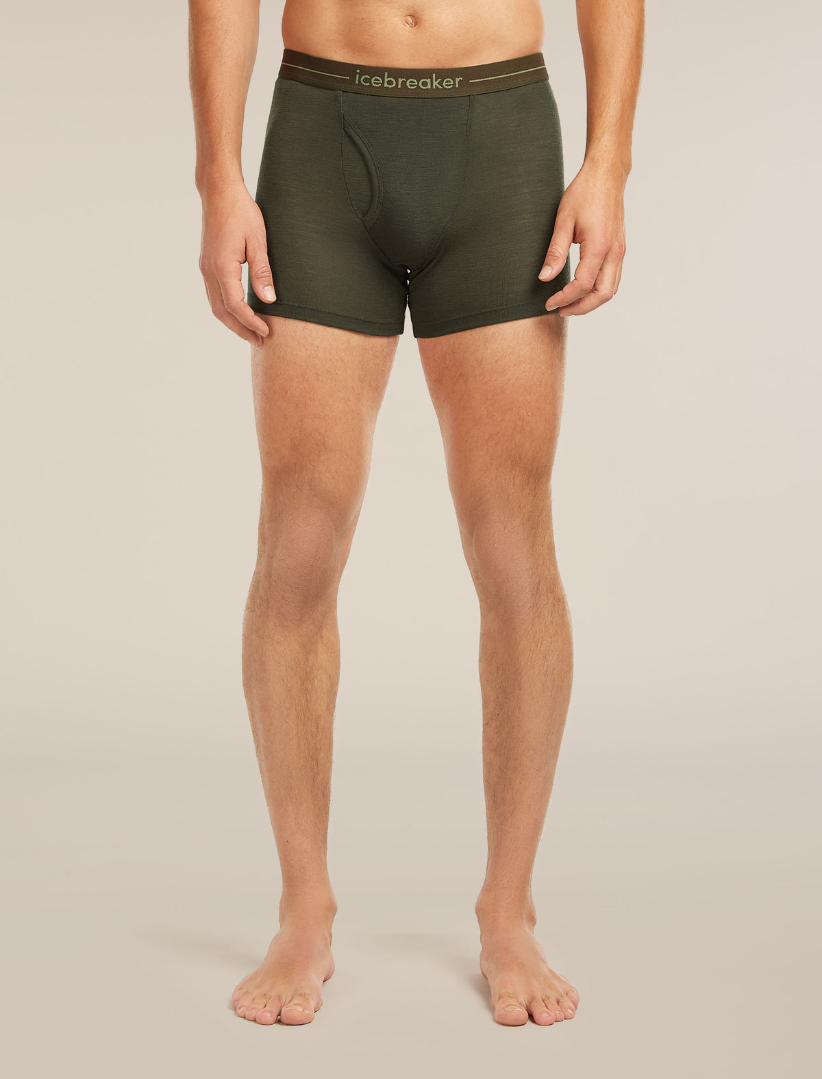 175 Everyday Boxers wFly Dk Loden - 1