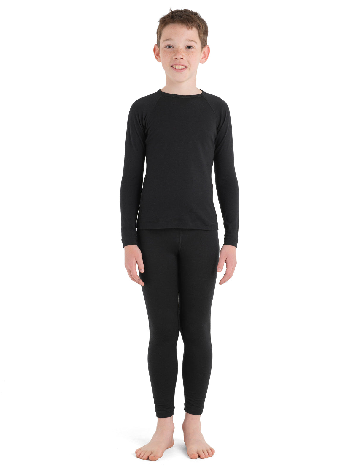Kids’ 200 Oasis Thermal Top Black - 1