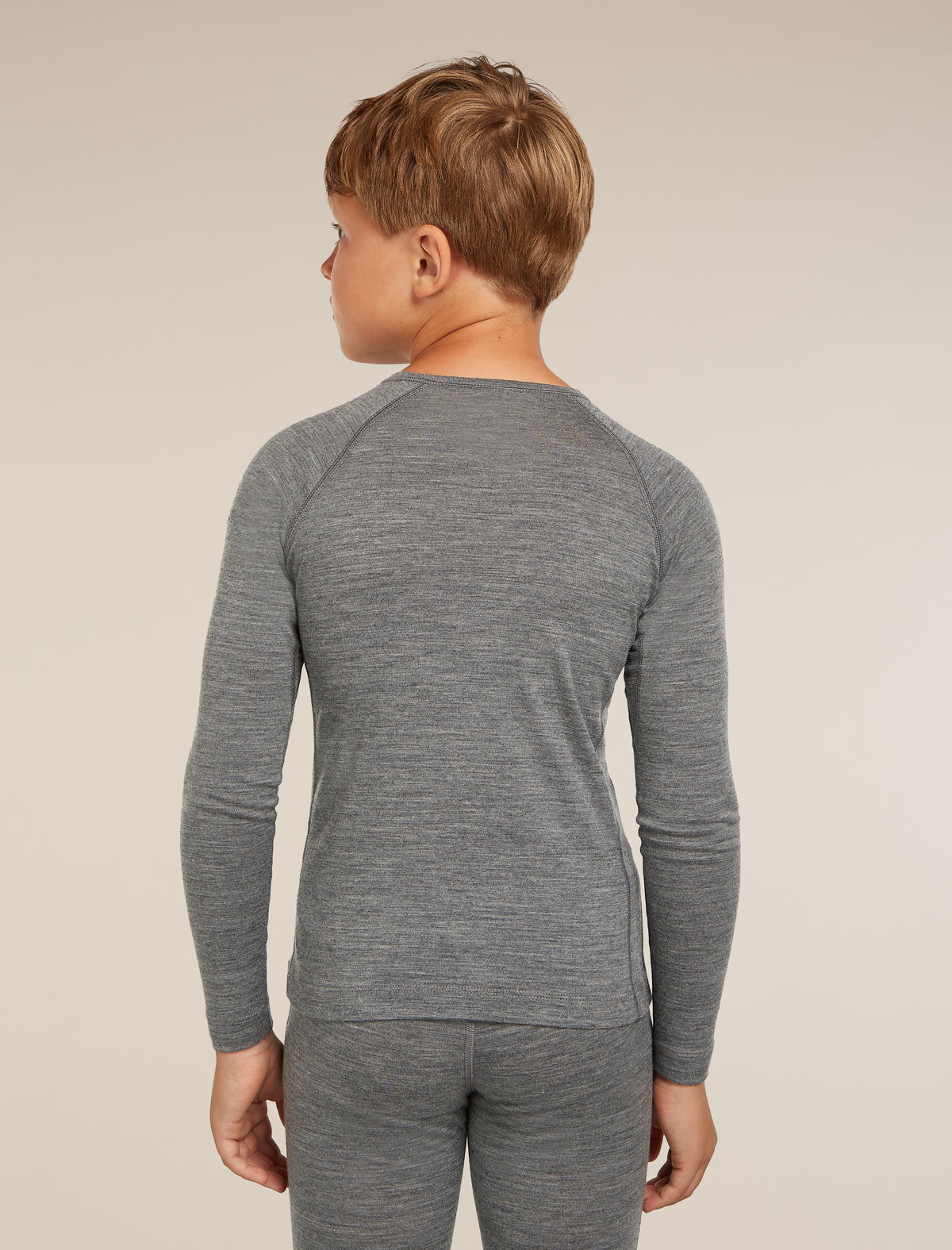 Kids’ 200 Oasis Thermal Top Gritstone Heather - 2