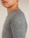Kids’ 200 Oasis Thermal Top Gritstone Heather - 10