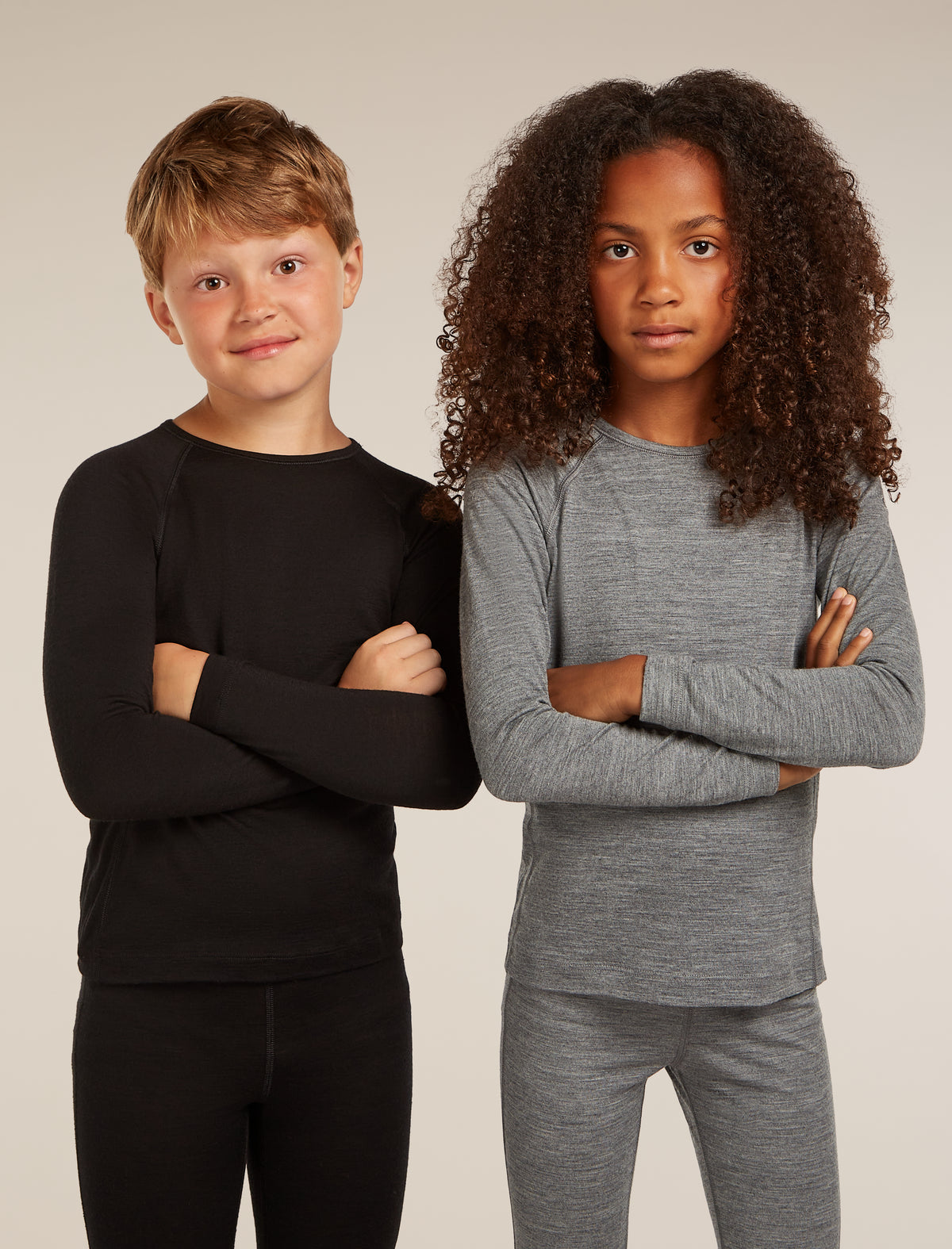 Kids’ 200 Oasis Thermal Top Gritstone Heather - 11