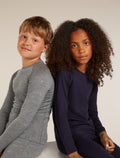 Kids’ 200 Oasis Thermal Top Gritstone Heather - 13