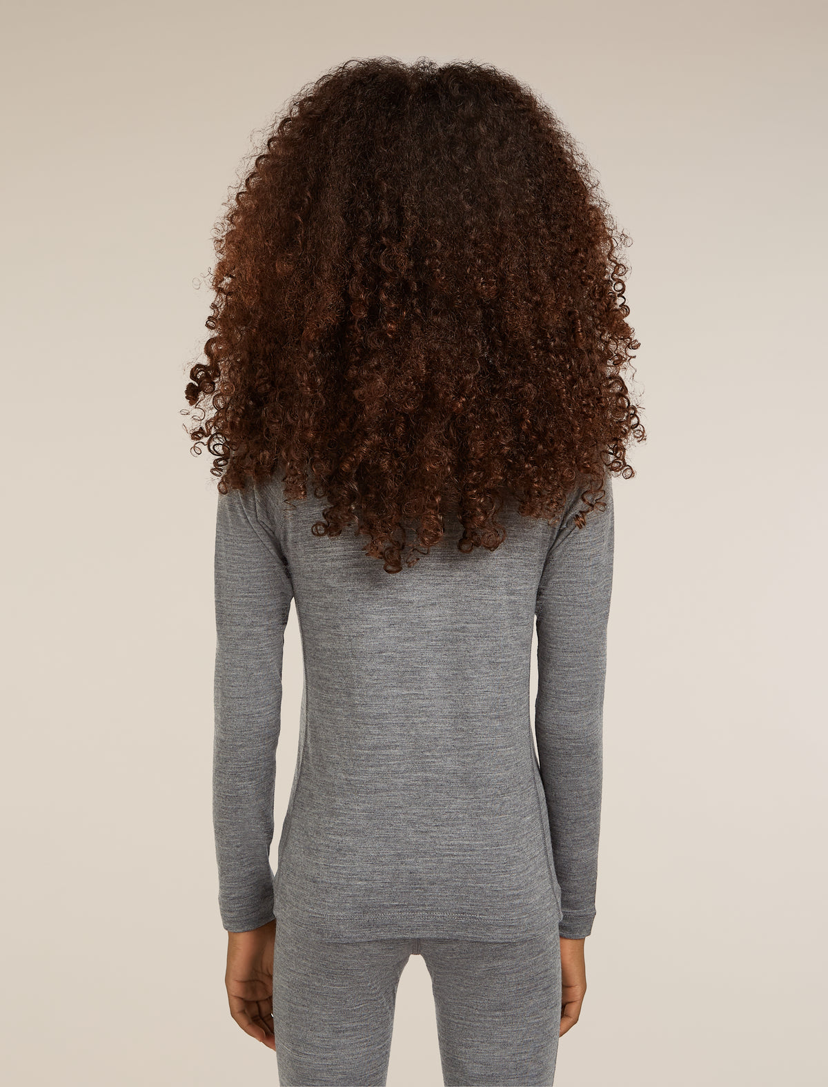 Kids’ 200 Oasis Thermal Top Gritstone Heather - 4
