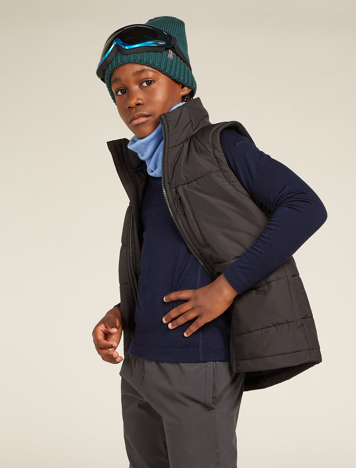 Kids’ 200 Oasis Thermal Top Midnight Navy - 9