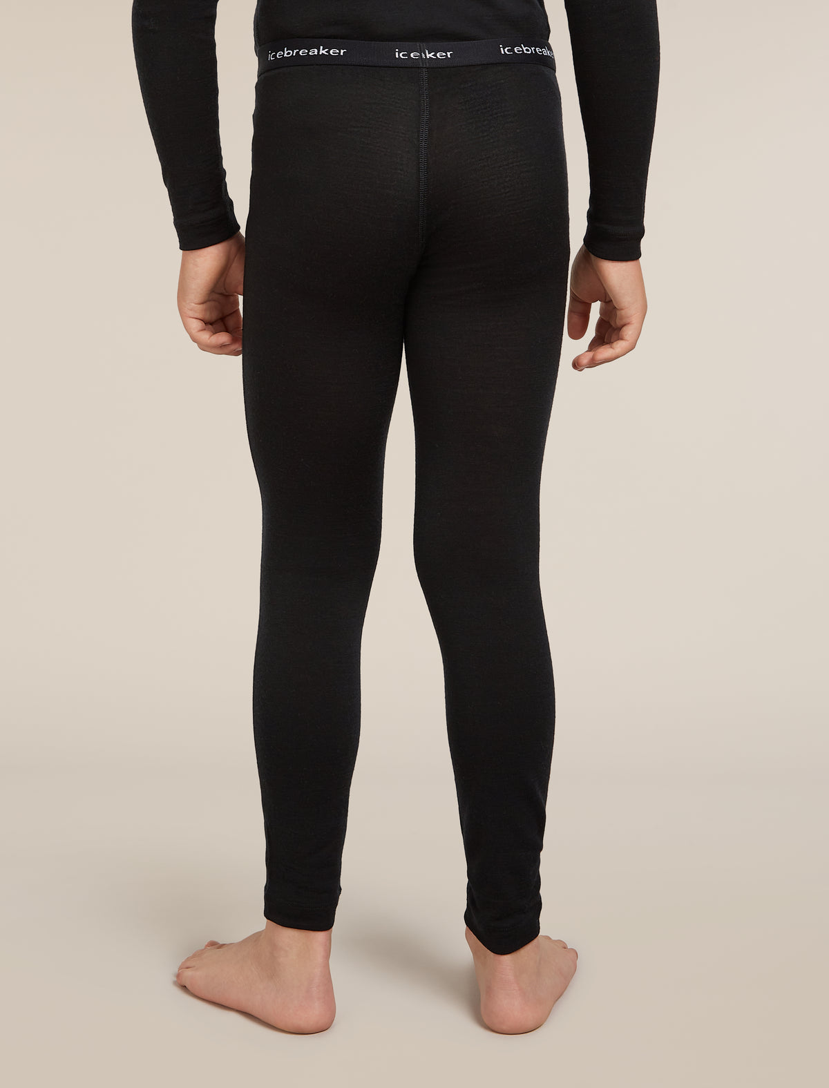 Kids’ 200 Oasis Thermal Leggings Black - 2