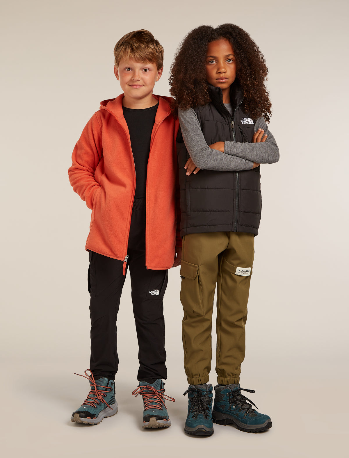 Kids’ 200 Oasis Thermal Leggings Black - 9