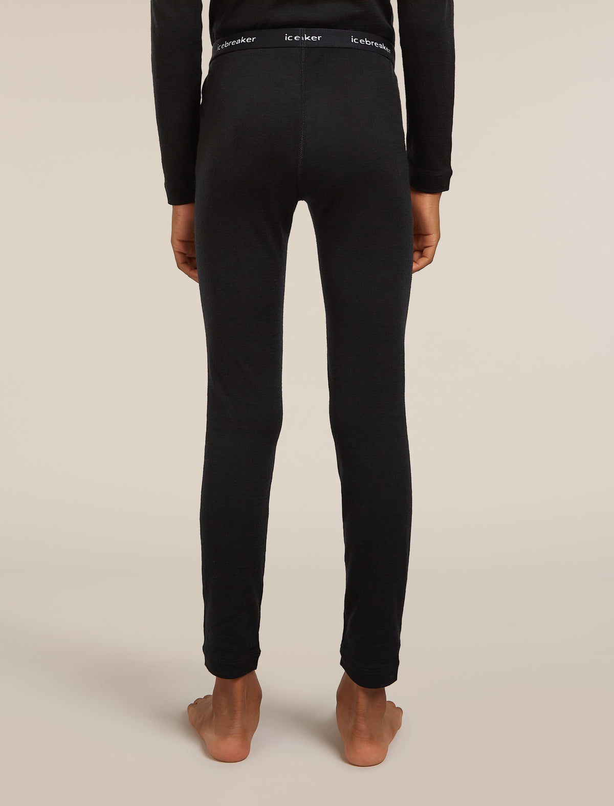 Kids’ 200 Oasis Thermal Leggings Black - 4
