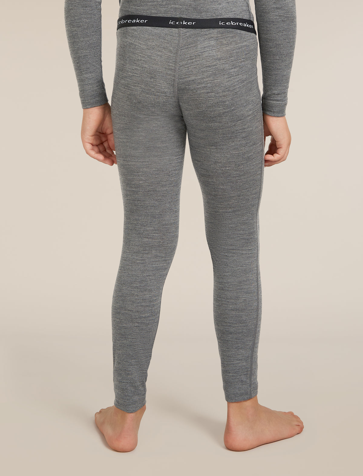 Kids’ 200 Oasis Thermal Leggings Gritstone Heather - 4