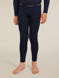 Kids’ 200 Oasis Thermal Leggings Midnight Navy - 1
