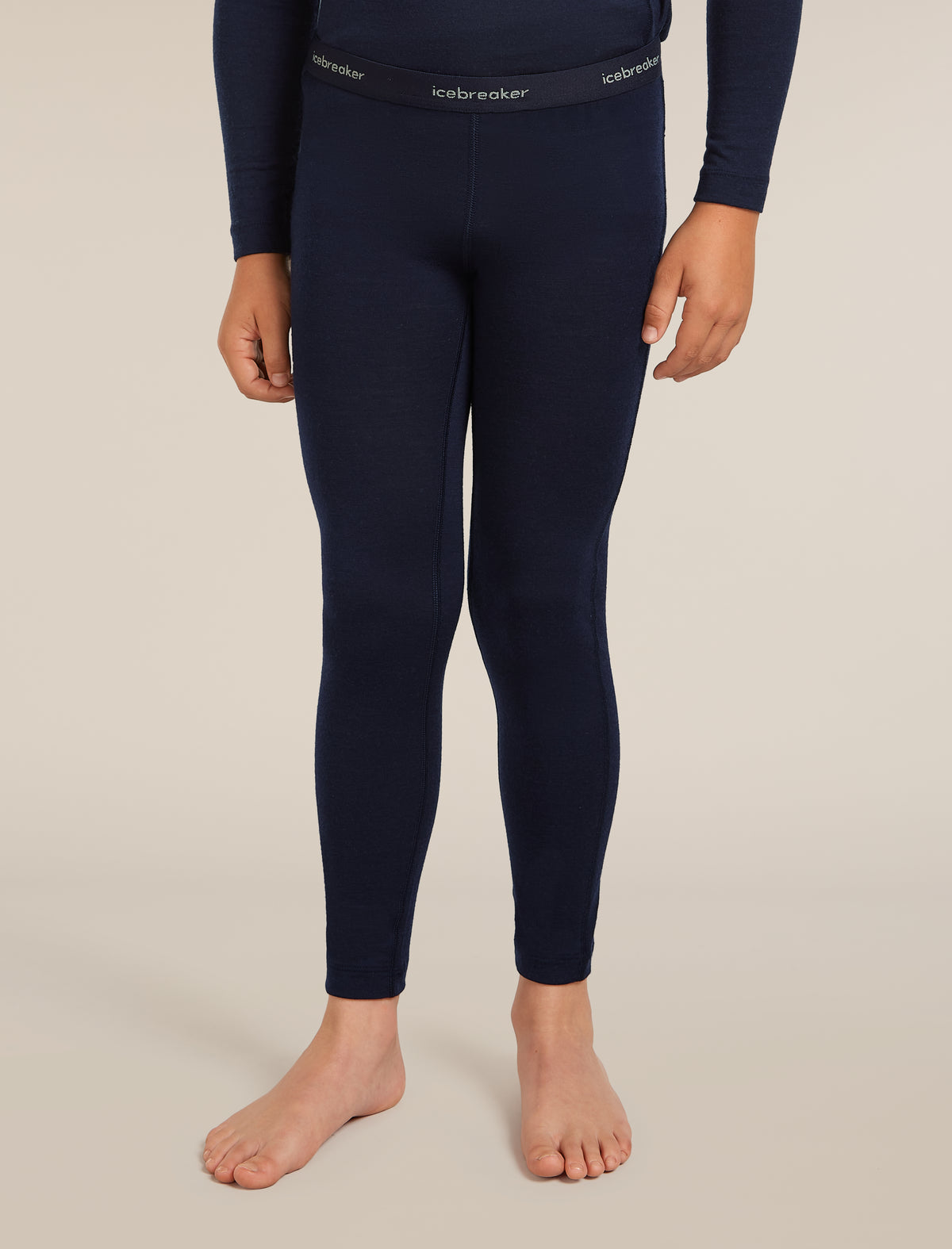 Kids’ 200 Oasis Thermal Leggings Midnight Navy - 1