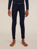 Kids’ 200 Oasis Thermal Leggings Midnight Navy - 3