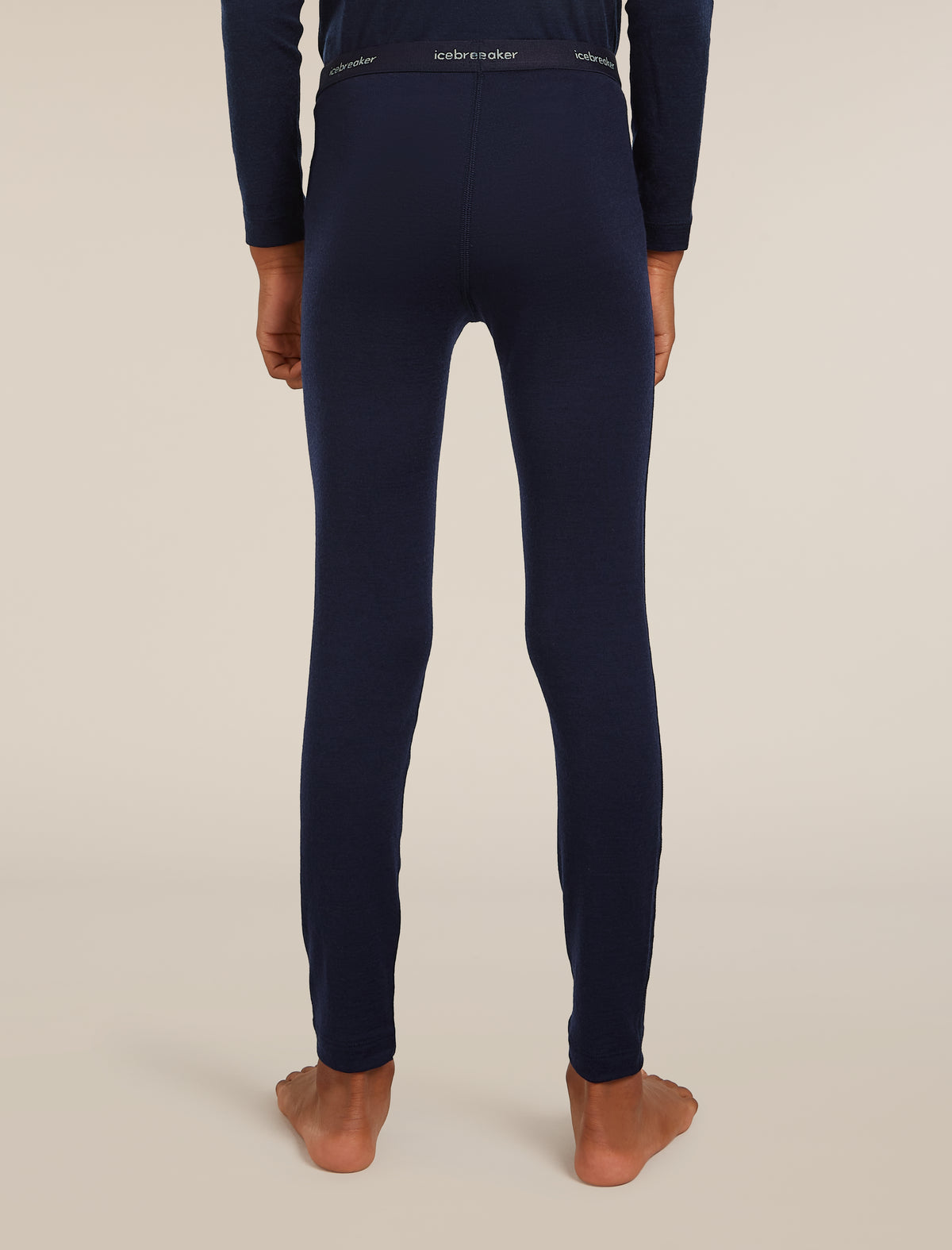 Kids’ 200 Oasis Thermal Leggings Midnight Navy - 4