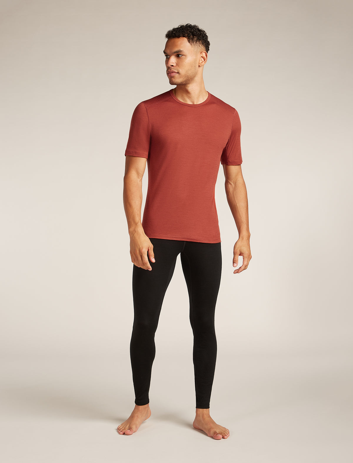 Heren 200 Oasis thermische top met korte mouwen en ronde hals van merinowol  - 3