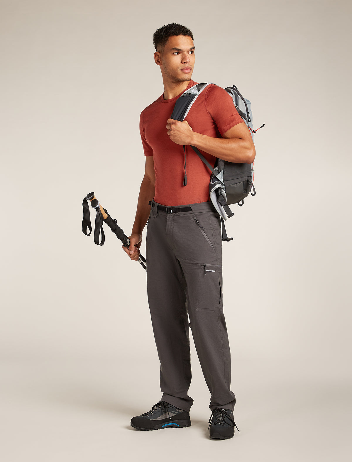 Heren 200 Oasis thermische top met korte mouwen en ronde hals van merinowol  - 4