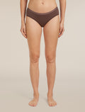 icebreaker® Culotte taille basse Siren en mérinos Women's Umber Women - 1