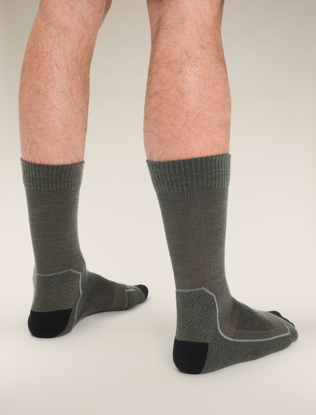 Calcetines Merino Hike+ Light Crew para hombre Loden/Black - 2
