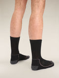 Men's Merino Hike+ Light Crew Socks Black/Mink - 3