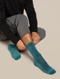 Men's Men Hike Crew Socks Topaz/Peridot - 1
