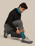 Men's Men Hike Crew Socks Topaz/Peridot - 2