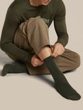 Calzini a maglia fine Lifestyle Uomo Dk Loden - 5