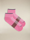 Women's Merino Multisport Light Mini Socks Pop/obsidian/carob - 3