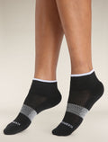 Women's Women Lifestyle Mini Socks Black/Snow - 5