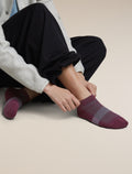 Micro calzini leggeri Multisport Donna Dk Berry/Midnav/Grey Plum - 5