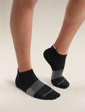 Women's Women Lifestyle Micro Socks Black/Snow - 3
