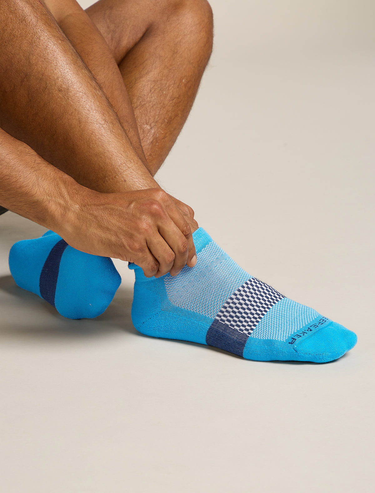 Men's Merino Multisport Light Micro Socks Arctic/royal navy - 2