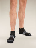 Men's Men Lifestyle Micro Socks Black/Snow - 1