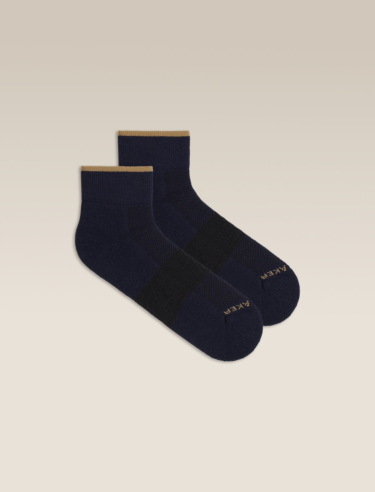 Men Lifestyle Mini Socks Midnight Navy/Cumin/Black - 1