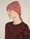 Merino Vela Cuff Beanie Unisex  - 3