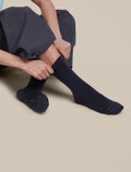 Calzini a maglia fine Lifestyle Donna Midnight Navy/Dk Loden - 5