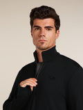 Men's 300 Original Half Zip Top Black - 5