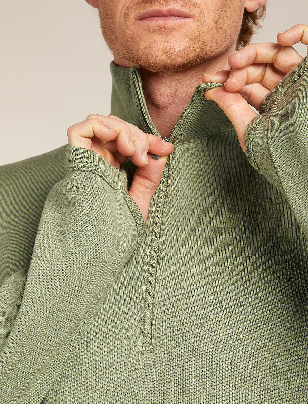 Men's 300 Original Half Zip Top Lichen - 6