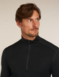 Men's 200 Oasis Half Zip Thermal Top Black - 7