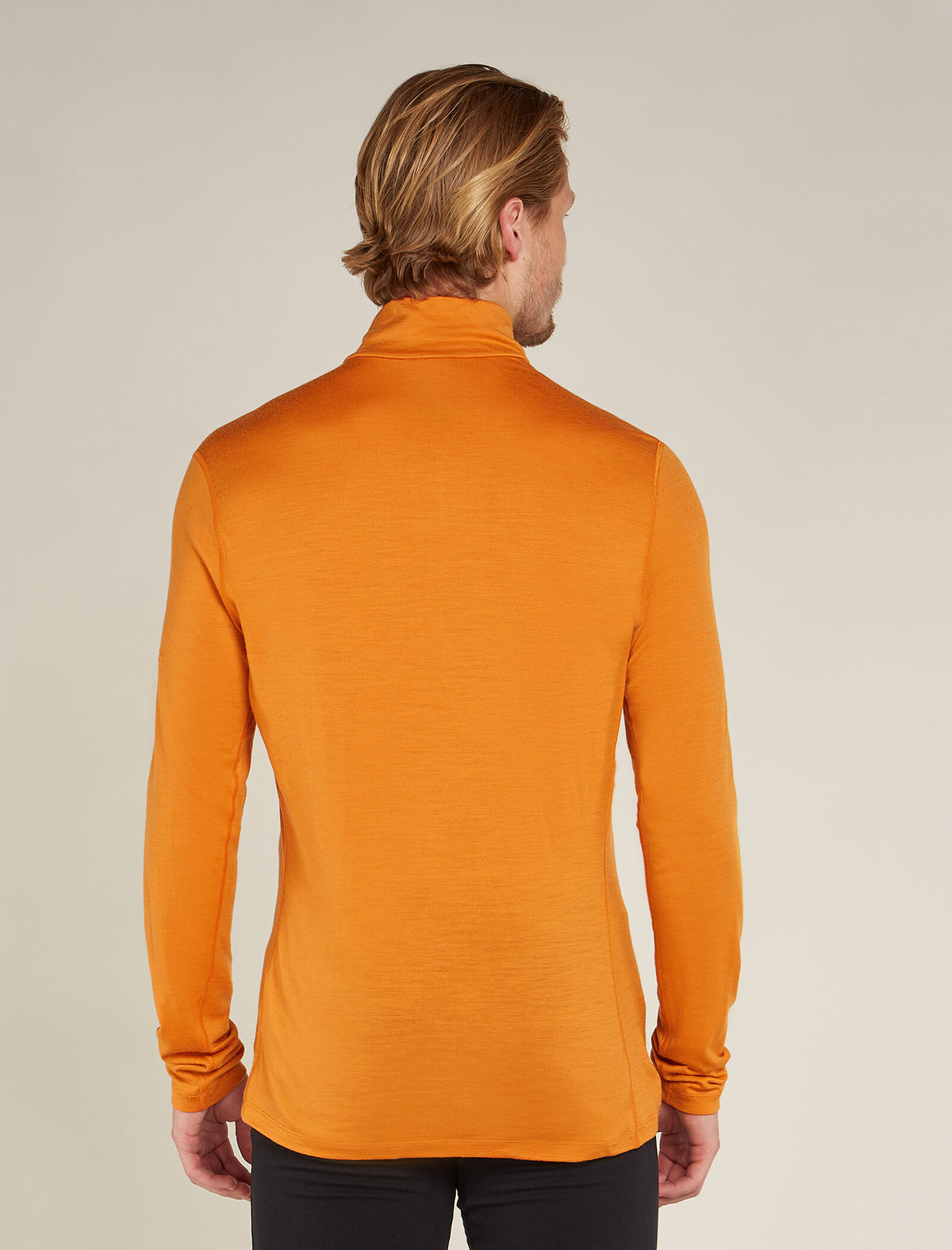 Heren 200 Oasis thermische top met lange mouwen en halve rits van merinowol  - 2